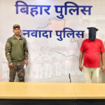 नवादा से लूटा गया तेल भरा ट्रक जमुई में बरामद , कुख्यात लूटेरा रमेश गुप्ता पुलिस के चढ़ा हत्थे