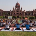 अमृतसर के खालसा कॉलेज में 12वा अंतर्राष्ट्रीय योग दिवस एनसीसी ग्रुप मुख्यालय द्वारा बड़ी धूमधाम से मनाया गया, लोगों ने योग कर स्वस्थ रहने की ली शपथ।
