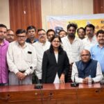विकास भवन सभागार में टेली-लॉ योजना की समीक्षा बैठक