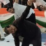 बीजेपी अध्यक्ष नितिन नवीन ने एलपीयू में किया योग बोले बीजेपी पंजाब को खोखला नहीं होने देगी, वही सुखना लेख पर हजारों लोगों ने किया योग।