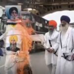 अमृतसर में एसजीपीसी अध्यक्ष धामी के खिलाफ हुआ जोरदार प्रदर्शन पुतला फूंका गया गुरु ग्रंथ साहिब के स्वरूप को कनाडा भेजने पर उठे कड़े सवाल।