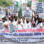 दारोगा भर्ती परीक्षा रद्द तो सड़कों पर उतरे अभ्यर्थी, तिरंगा लेकर पटना में गांधी मैदान से जेपी गोलंबर तक मार्च किया, पुलिस ने रोका रास्ता