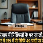 पंजाब में प्रिंसिपलों के पद खाली, जालंधर में 159 में से सिर्फ 49 पदों पर तैनाती