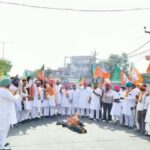 पंजाब भर में BJP ने मुख्यमंत्री भगवंत मान और ‘आप’ सरकार के पुतले फूंके